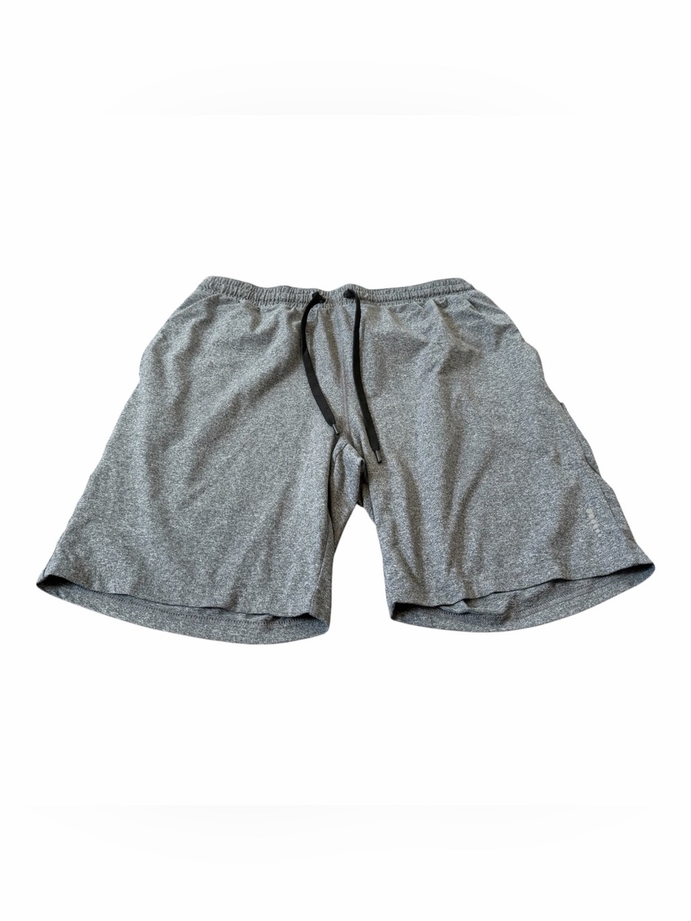 Balance Collection Men’s Soft Brushed Jersey Athletic Shorts, Size Large, Gray